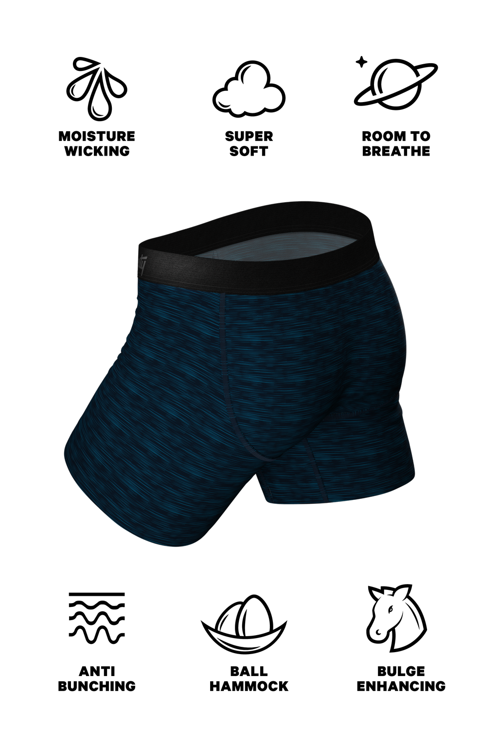 The Tyrant Lizard | Dinosaur Ball Hammock® Pouch Underwear - Shinesty
