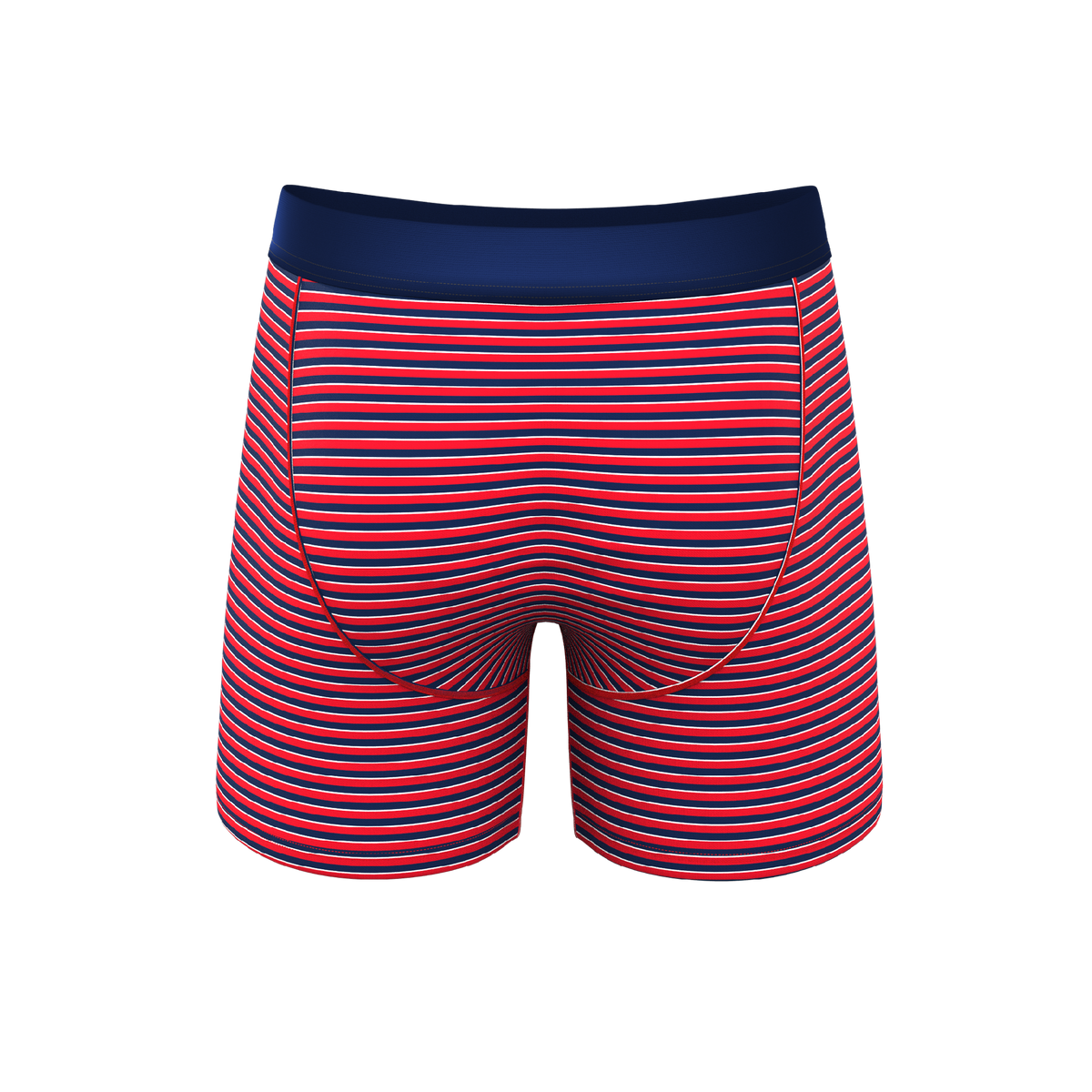 The US of A | USA Stripe Ball Hammock® Pouch Underwear With Fly - Shinesty