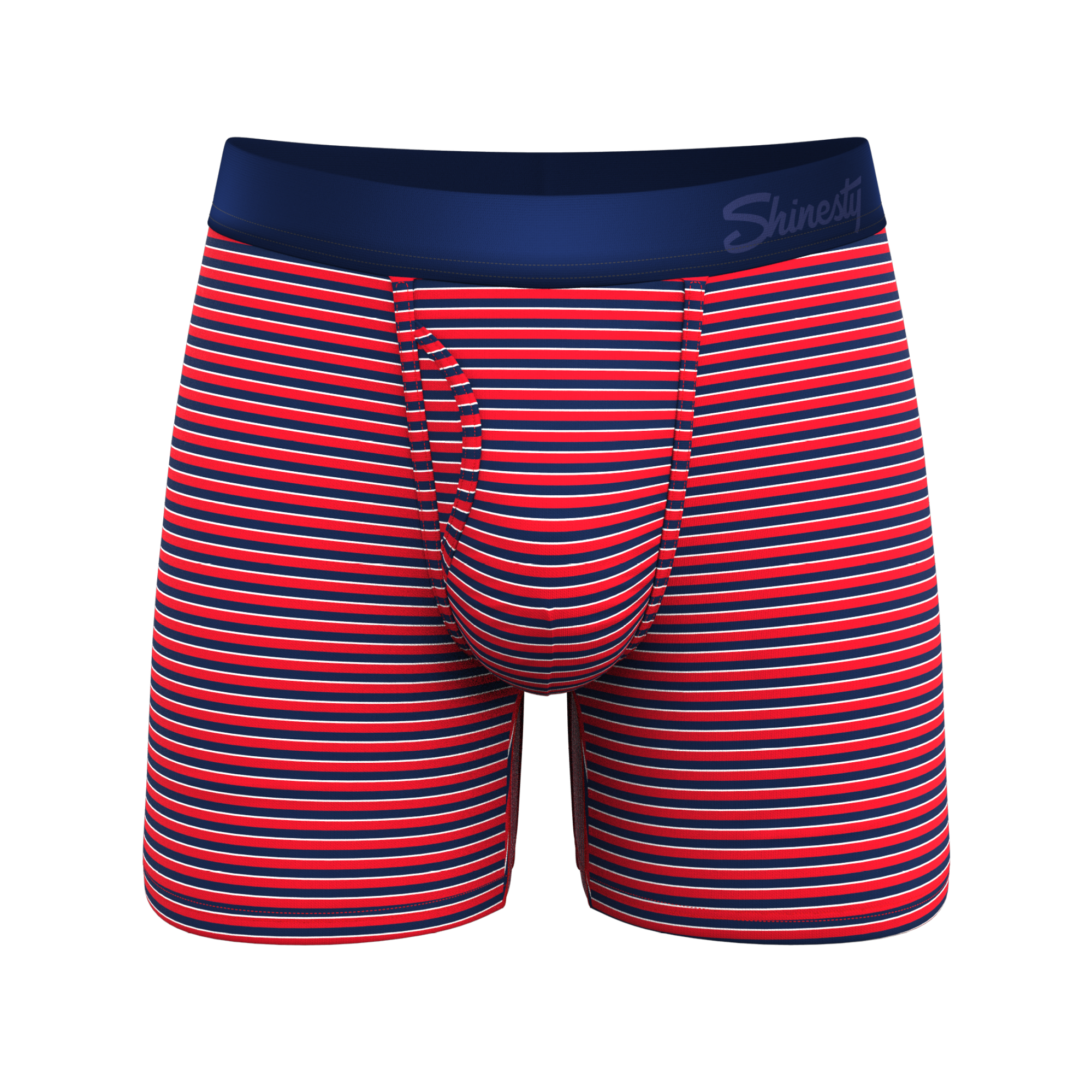 The US of A | USA Stripe Ball Hammock® Pouch Underwear With Fly - Shinesty