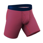 The US of A | USA Stripe Ball Hammock® Boxer - Long Leg - Shinesty