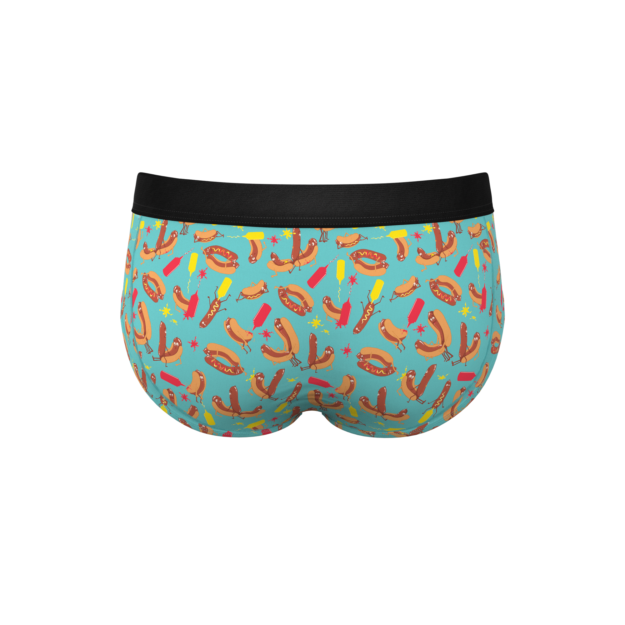 The Use a Condiment | Hot Dogs Ball Hammock® Pouch Underwear Briefs - Shinesty