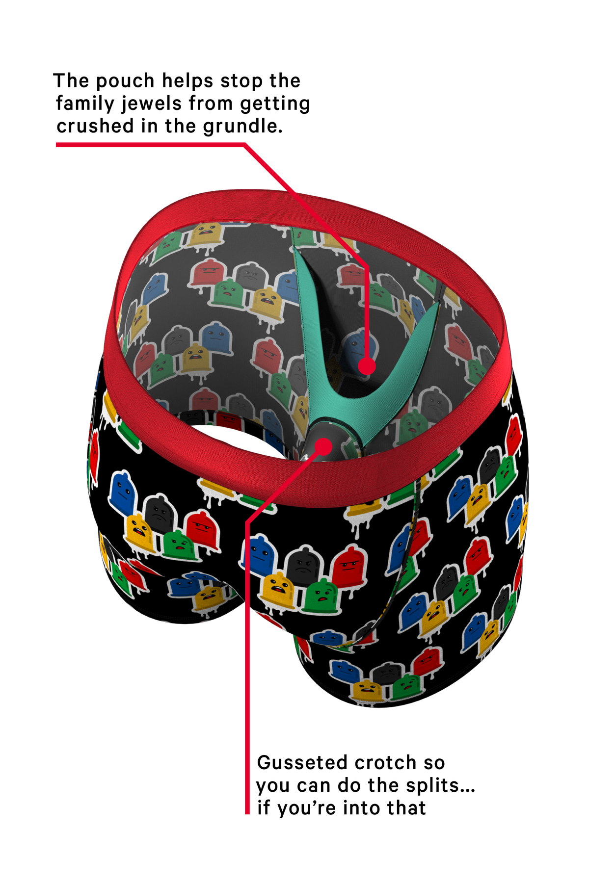 The Village Armor | Rubbers Ball Hammock® Pouch Underwear - Shinesty