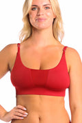 The Cherry Pie | Burgundy paradICE™ Boob Hammock™ Cooling Bralette - Shinesty