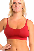 The Cherry Pie | Burgundy paradICE™ Boob Hammock™ Cooling Bralette - Shinesty